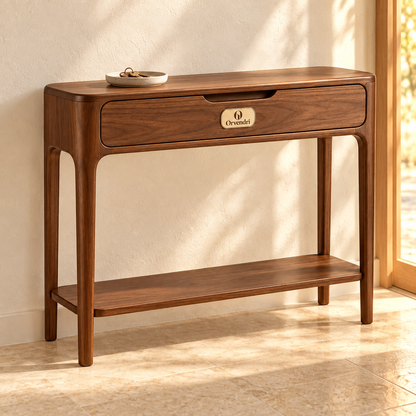 Orvendri Smart Spaces Slim Entryway Console Table with Drawer